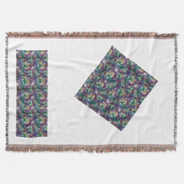 ''blanket for home'' throw blanket (Front)