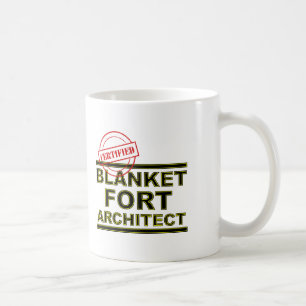 Blanket Fort Architect Funny Mug or Travel Mug