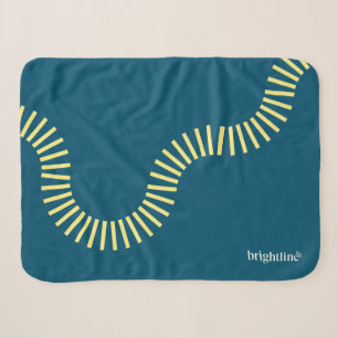 Blanket - navy with track and logo
