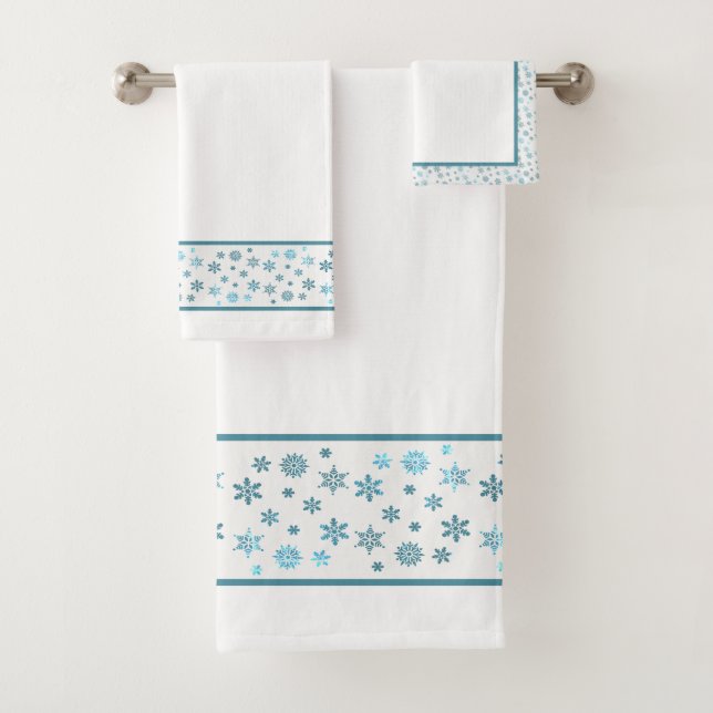 Blanket of Snow Bath Towel Set (Insitu)