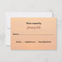 Blanket of White Winter Wonderland Wedding RSVP