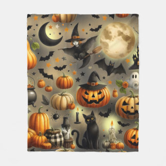 Blankets with fun pumpkins