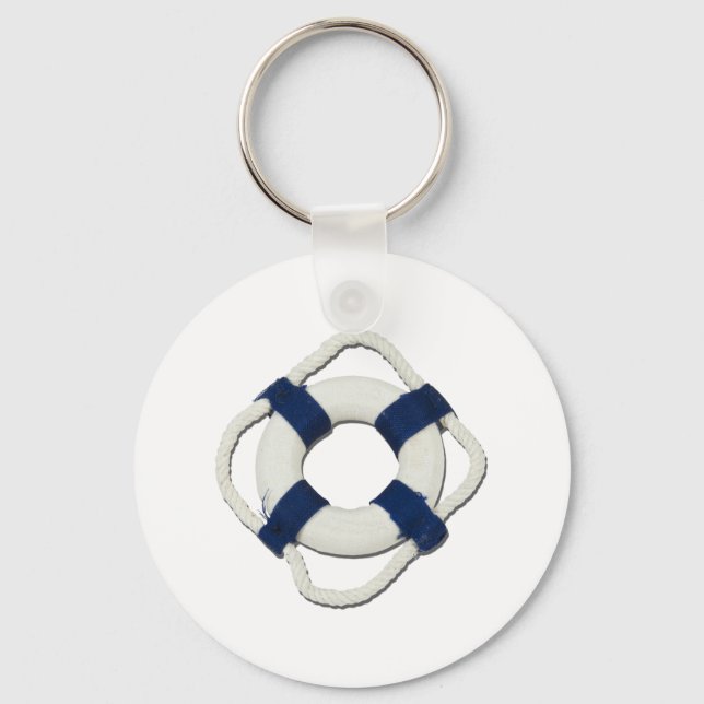 BlankLifePreserver081212.png Keychain (Front)
