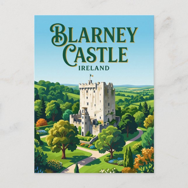 Blarney Castle Ireland Postcard (Front)