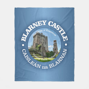 Blarney Castle (rd) Fleece Blanket