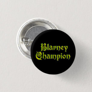 Blarney Champion black small button