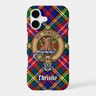 Blason de Clan Christie sur tartan