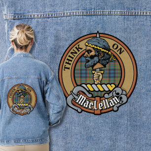 Blason de Clan MacLellan sur tartan ancien