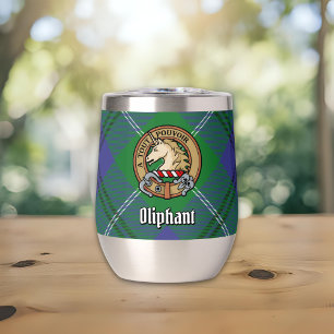 Blason de Clan Oliphant sur tartan