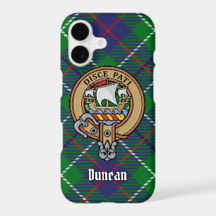 Blason du clan Duncan sur tartan