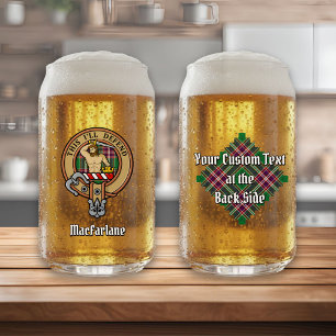 Blason du Clan MacFarlane sur Tartan de Chasse Mod