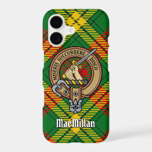 Blason du clan MacMillan sur tartan