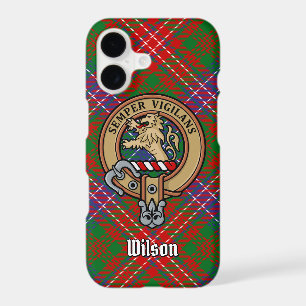 Blason du Clan Wilson sur tartan moderne