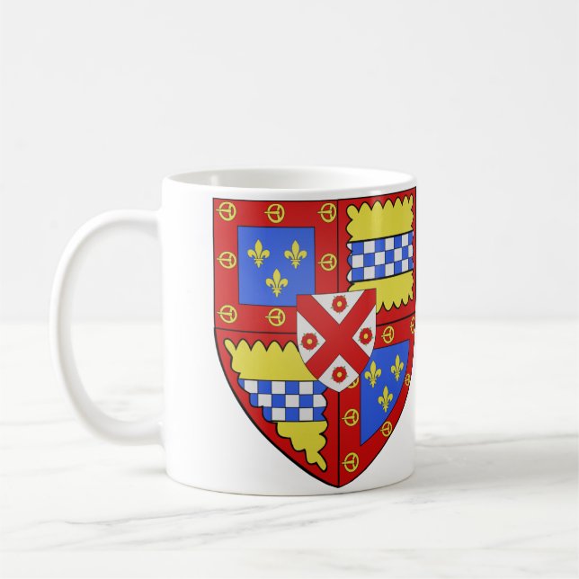 Blason John Stuart De Darnley 1er Comte  De Lennox Coffee Mug (Left)