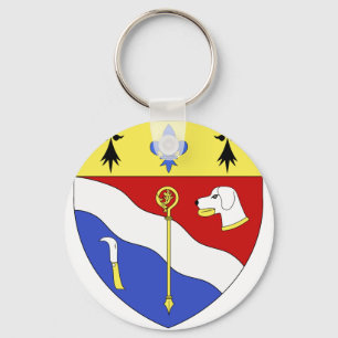 Blason ville fr Sayat (Puy-de-Dome) Keychain