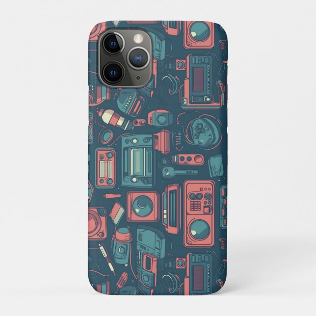 Blast From the Past: 80's Tech Case-Mate iPhone Case (Back)