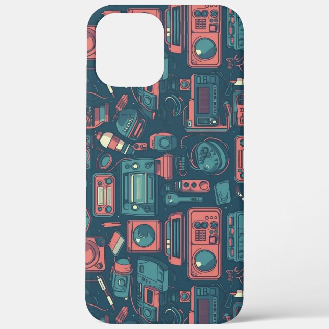 Blast From the Past: 80's Tech Case-Mate iPhone Case (Back)