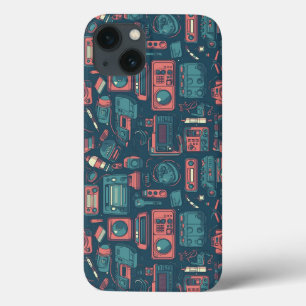 Blast From the Past: 80's Tech iPhone 13 Case