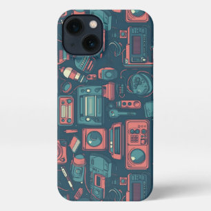 Blast From the Past: 80's Tech iPhone 13 Case