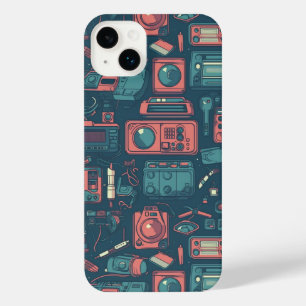 Blast From the Past: 80's Tech iPhone 14 Plus Case