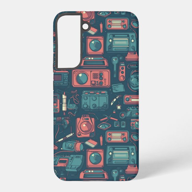 Blast From the Past: 80's Tech Samsung Galaxy S22+ Case (Back)