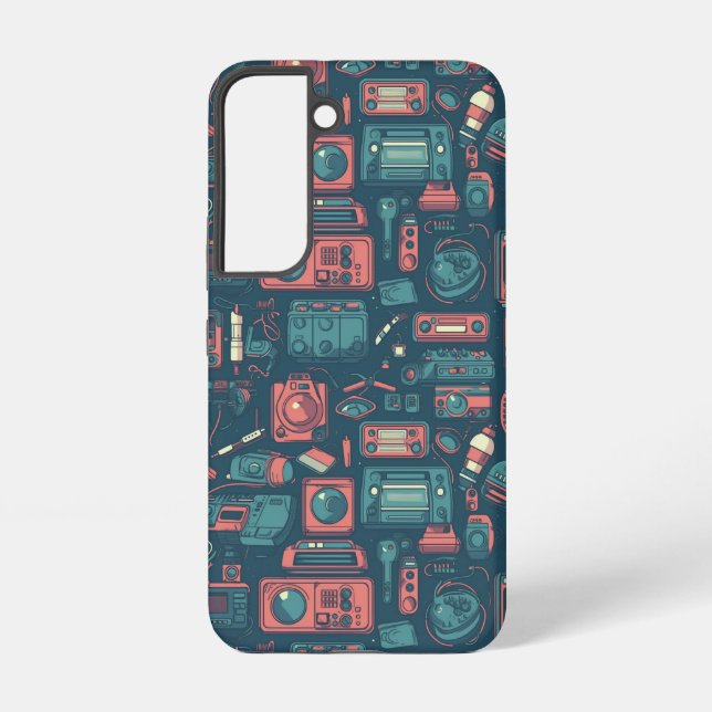 Blast From the Past: 80's Tech Samsung Galaxy S22 Case (Back)