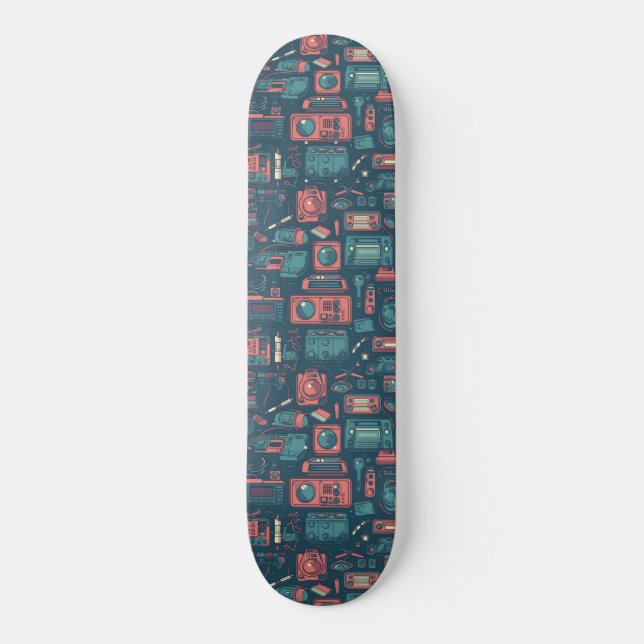 Blast From the Past: 80's Tech Skateboard (Front)