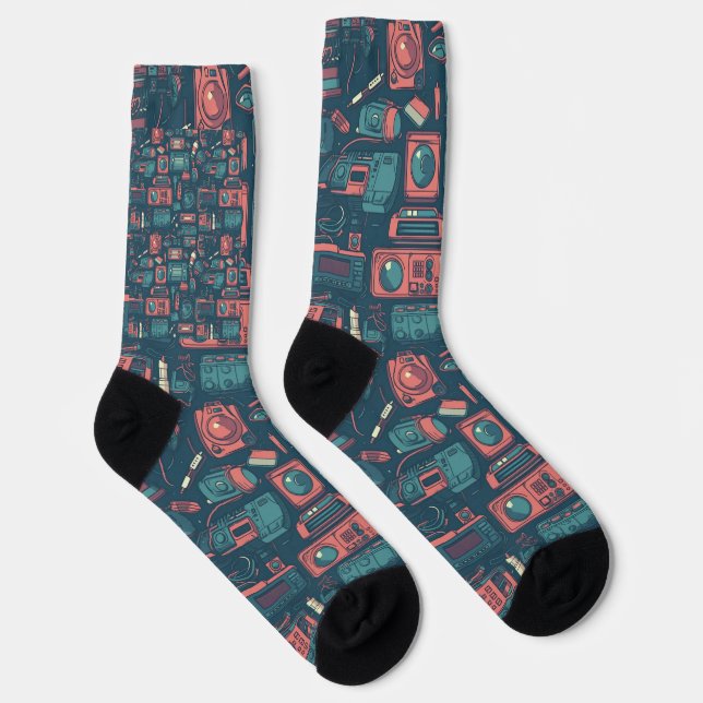 Blast From the Past: 80's Tech Socks (Right)