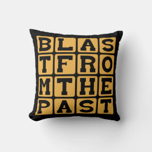Blast From The Past, Visit From Yesteryear Throw Pillow