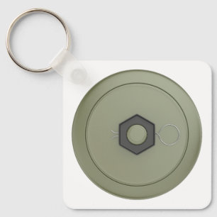 Blast land mine keychain