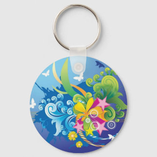 Blast of beauty keychain