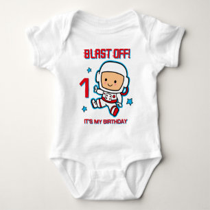 Blast Off 1st Birthday Infant Creeper