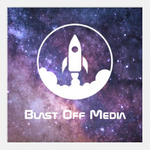 Blast Off Media Rocket Icon