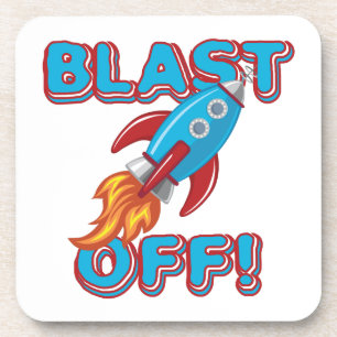 Blast Off Rocket Ship Coaster