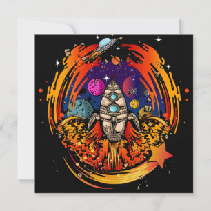 Blast Off Spaceship