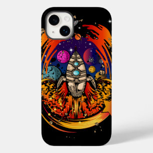 Blast Off Spaceship Case-Mate iPhone 14 Plus Case