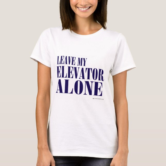 Blast Past Elevator Slogan T-Shirt (Front)