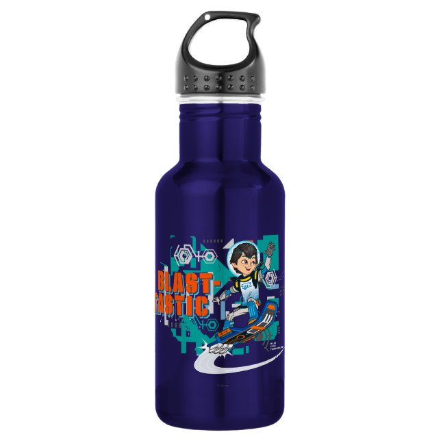 Blast-Tastic Miles Callisto Blastboard Graphic 532 Ml Water Bottle (Front)