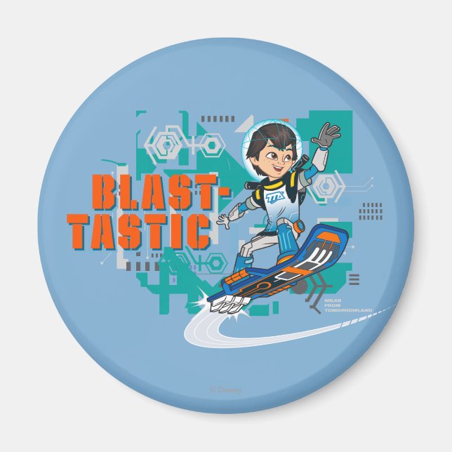 Blast-Tastic Miles Callisto Blastboard Graphic Magnet (Front)