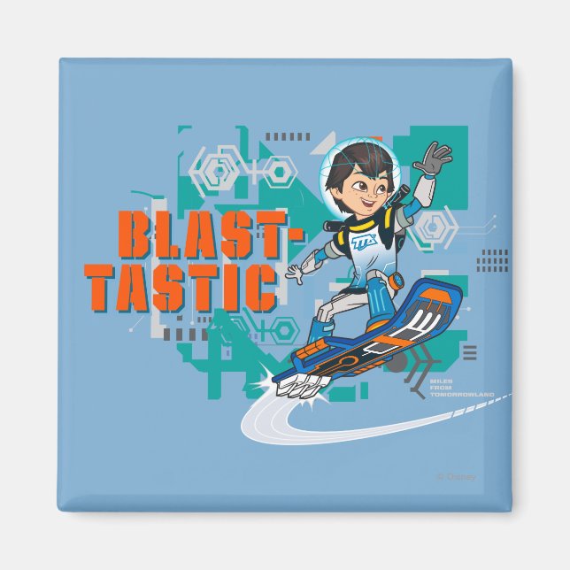 Blast-Tastic Miles Callisto Blastboard Graphic Magnet (Front)