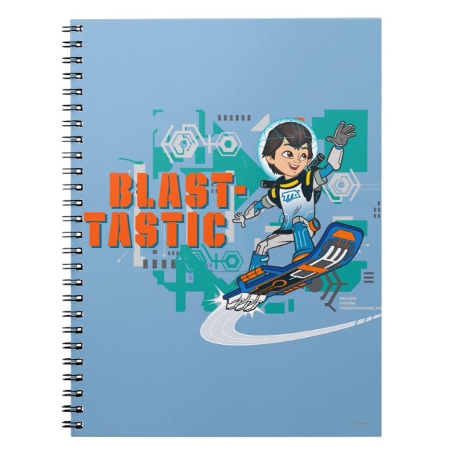 Blast-Tastic Miles Callisto Blastboard Graphic Notebook (Front)