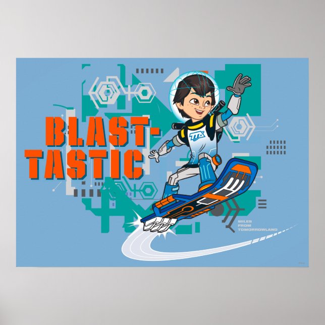 Blast-Tastic Miles Callisto Blastboard Graphic Poster (Front)