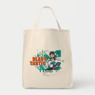 Blast-Tastic Miles Callisto Blastboard Graphic Tote Bag