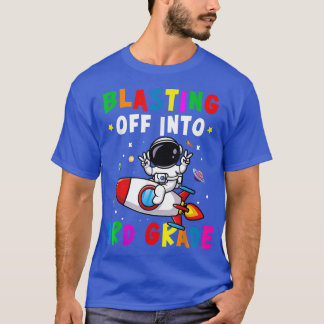 Blasting Off Into 3th Grade Back To School Boys Ki T-Shirt