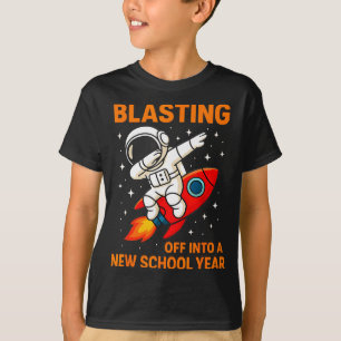 Blasting off into new school year astronaut dab T-Shirt