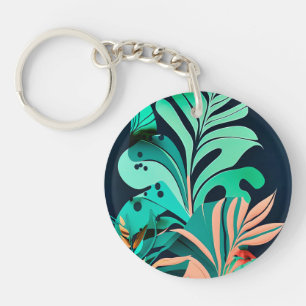 Blätter Keychain