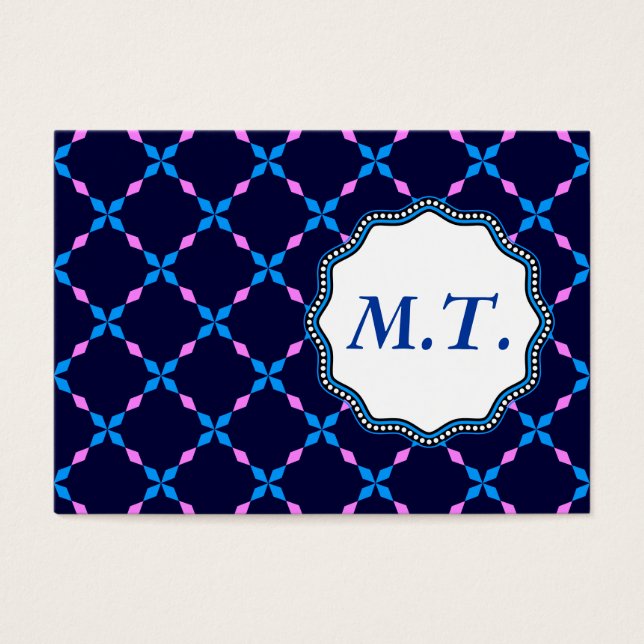 Blau rosa Bayrisch (Devant)