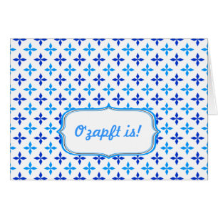 Blau weiß Minimalistisch