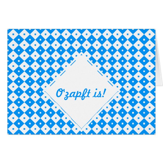 Blau weiß Minimalistisch (Front Horizontal)