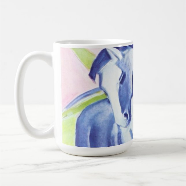 Blaues Pferd I by Franz Marc Mug (Left)